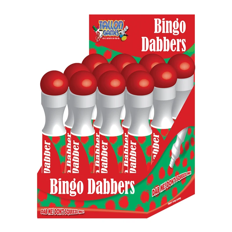 Tiger Pack Of 3 Bingo Dabbers-Blister Packed