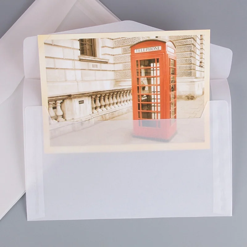 High Quality Customized Glassine Envelopes Translucent Vellum Parchment