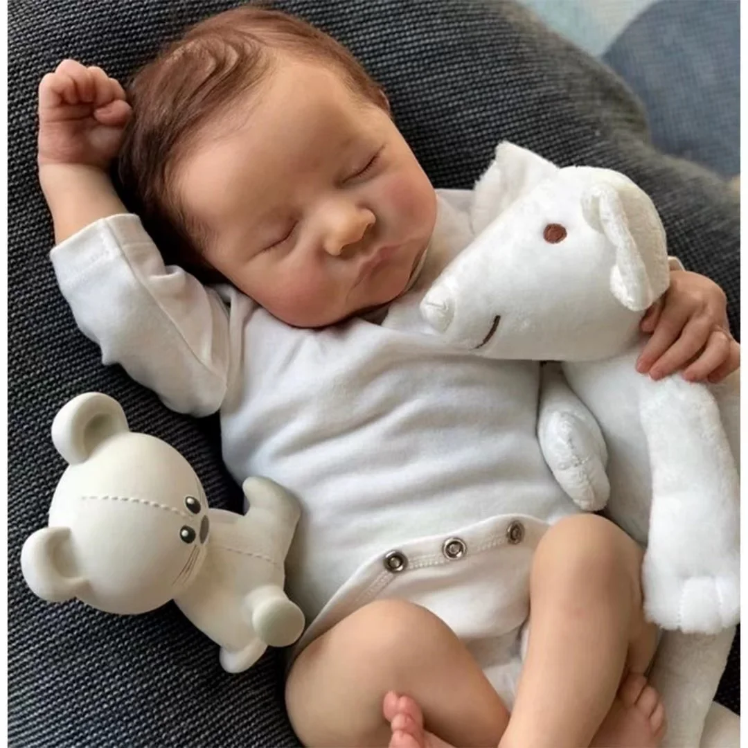 エスニックベベスリーピングチャッキーリボーンドールシリコン新生児