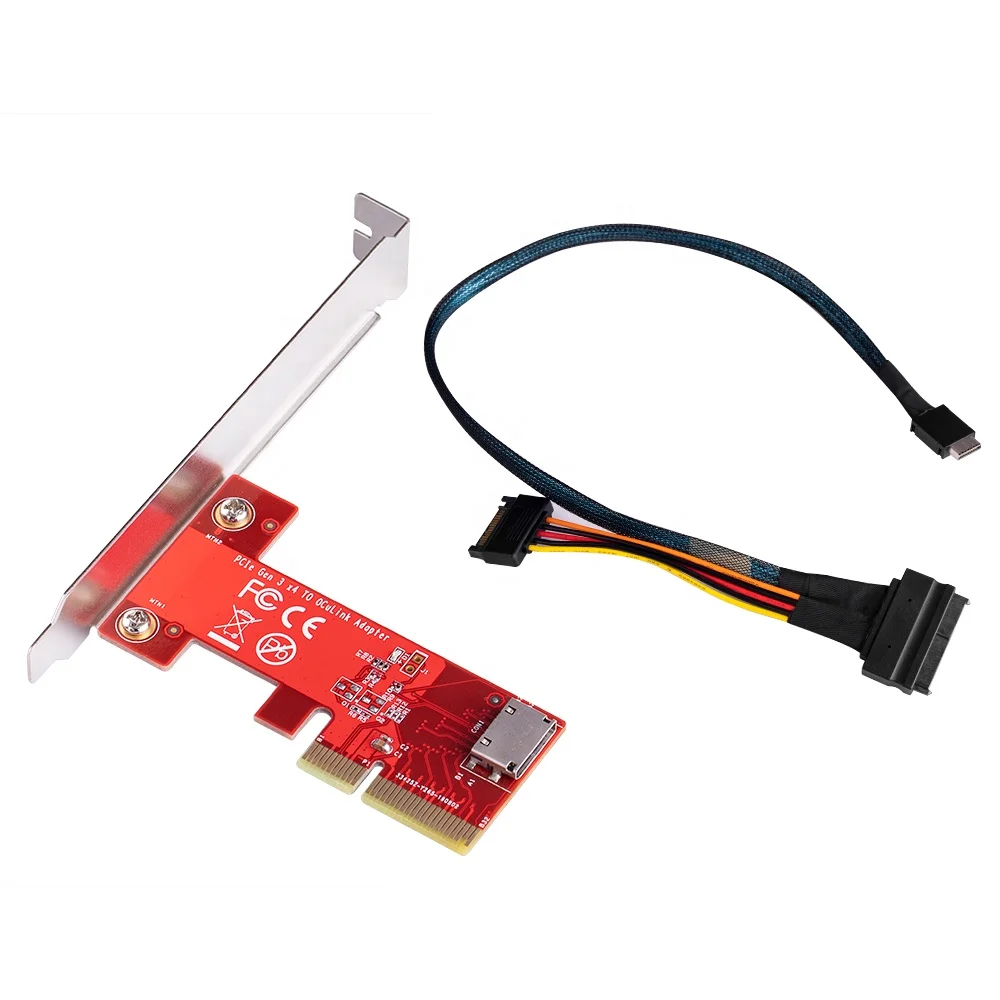 M.2 M-Key PCIe 3.0-Oculink SFF-8612ホストアダプター (Pcie