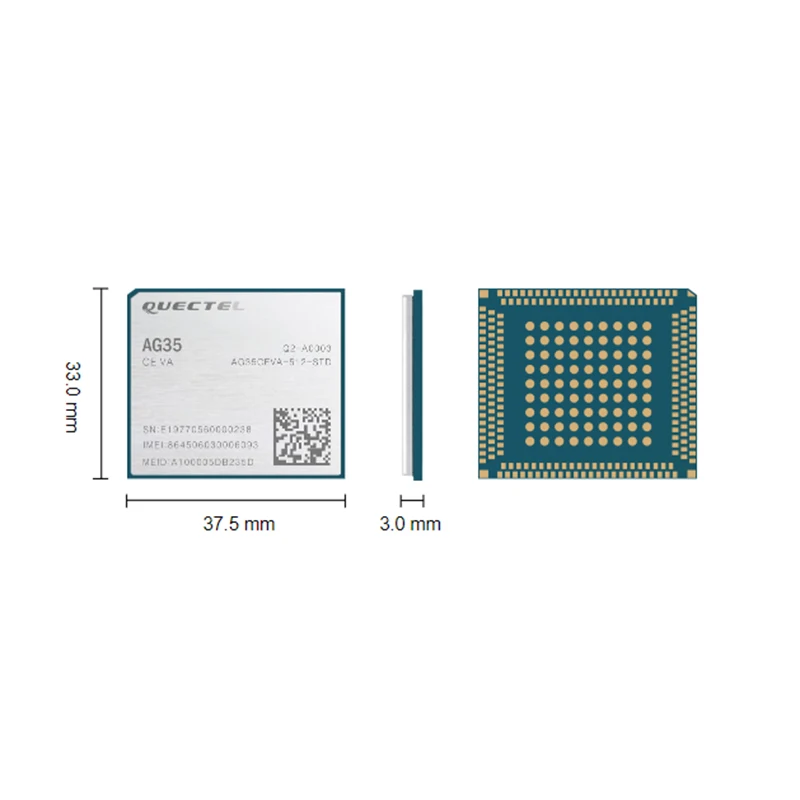 Quectel AG35 Is a Series of Automotive Grade LTE Category 4 Modules Lte Ag35