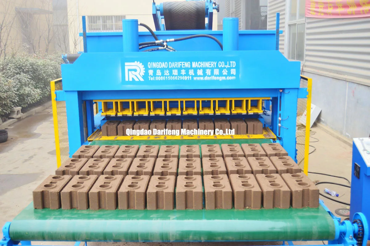 Df1010 Automatic Ecological Earth Clay Interlocking Brick Making