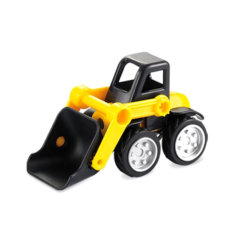 Обучающие игрушки Монтессори, автомобильные магнитные блоки, набор для строительства, 28 шт.
