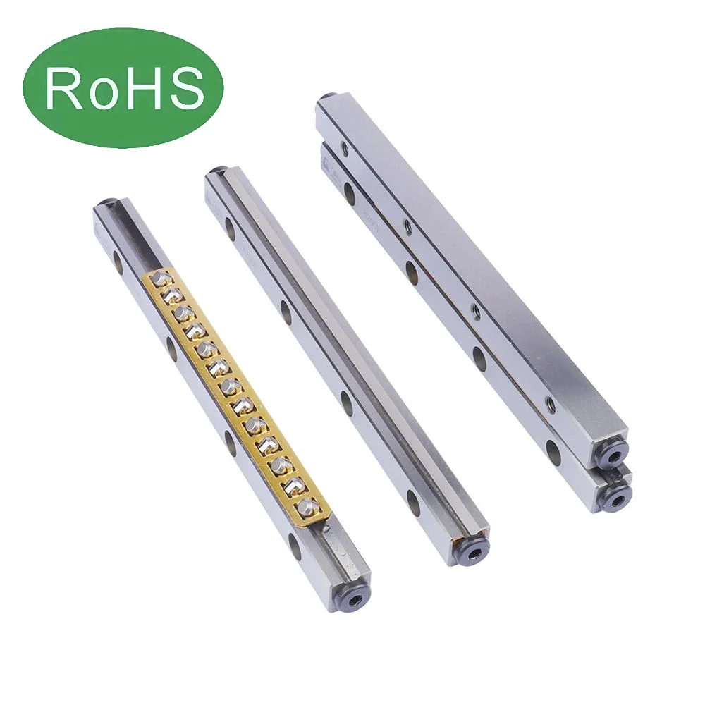 Set of 4 VR9-700-Cross Roller Linear Guides with 2 Ball Supports Essential for Engines and Bearing Core Components