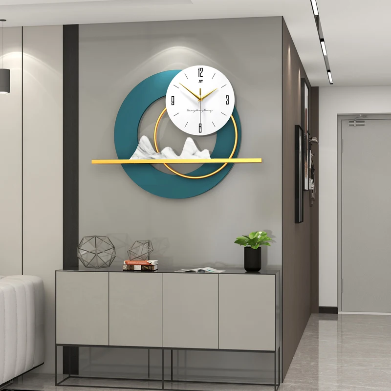 Nouvelles horloges murales décoratives créatives pour la maison - Horloge murale en métal de mode