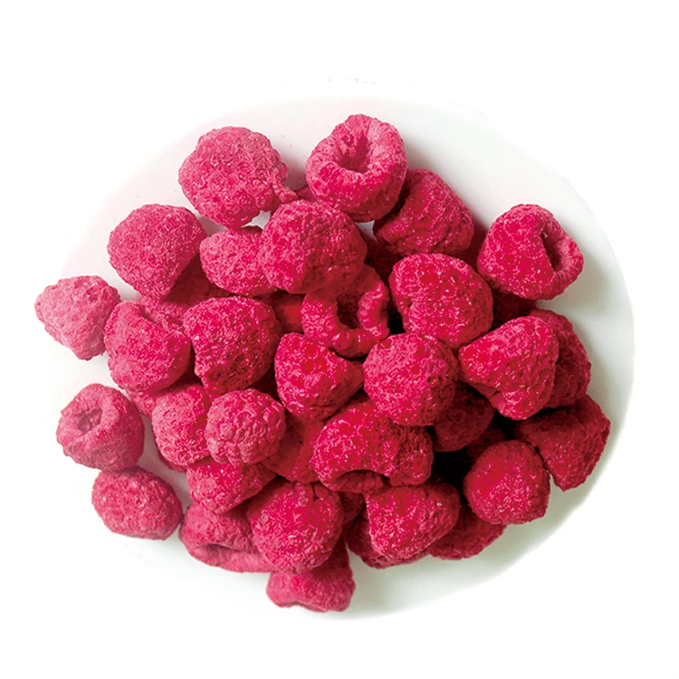 Newest Freeze-dried Raspberry Red Raspberries Whole Freeze Dried Fruit Exotic Frozen Fruit Berries Raspberry Snacks