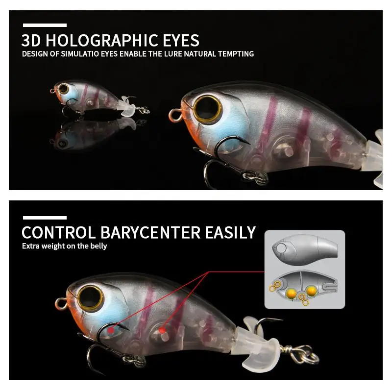 double propeller fishing lures Jammas Long Casting Spinner Bait Metal Lure Tail Trout Carp Catfish Artificial Ice Fishing 2019 New Hot surfacing tool on schooling fish 3-Piece 9cm Double Propeller Frog
