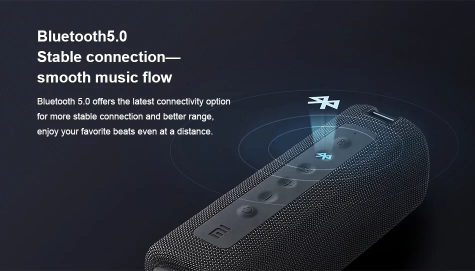 Xiaomi Mi Original Global Portable Bluetooth Speaker 16W TWS Connection High Quality Sound IPX7 Waterproof 13 hours play time - ANKUX.COM