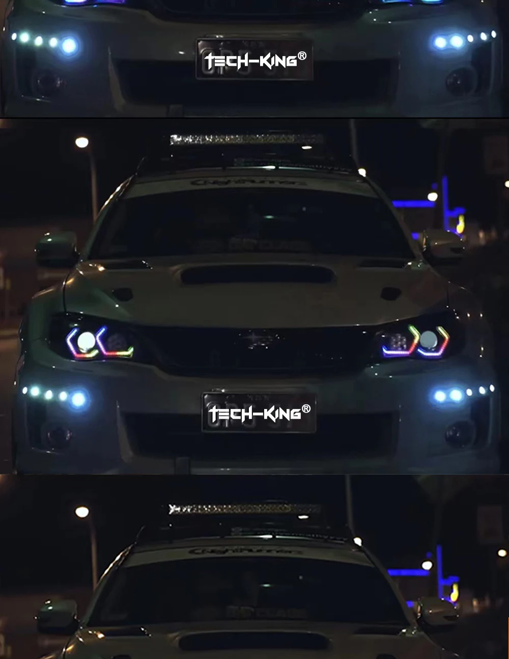 Car RGBW Chasing Iconic LED Angel Eye M4 for E90 F30 Car Lights Decoration Acrylic 3D LED Angel Marker Eye Control