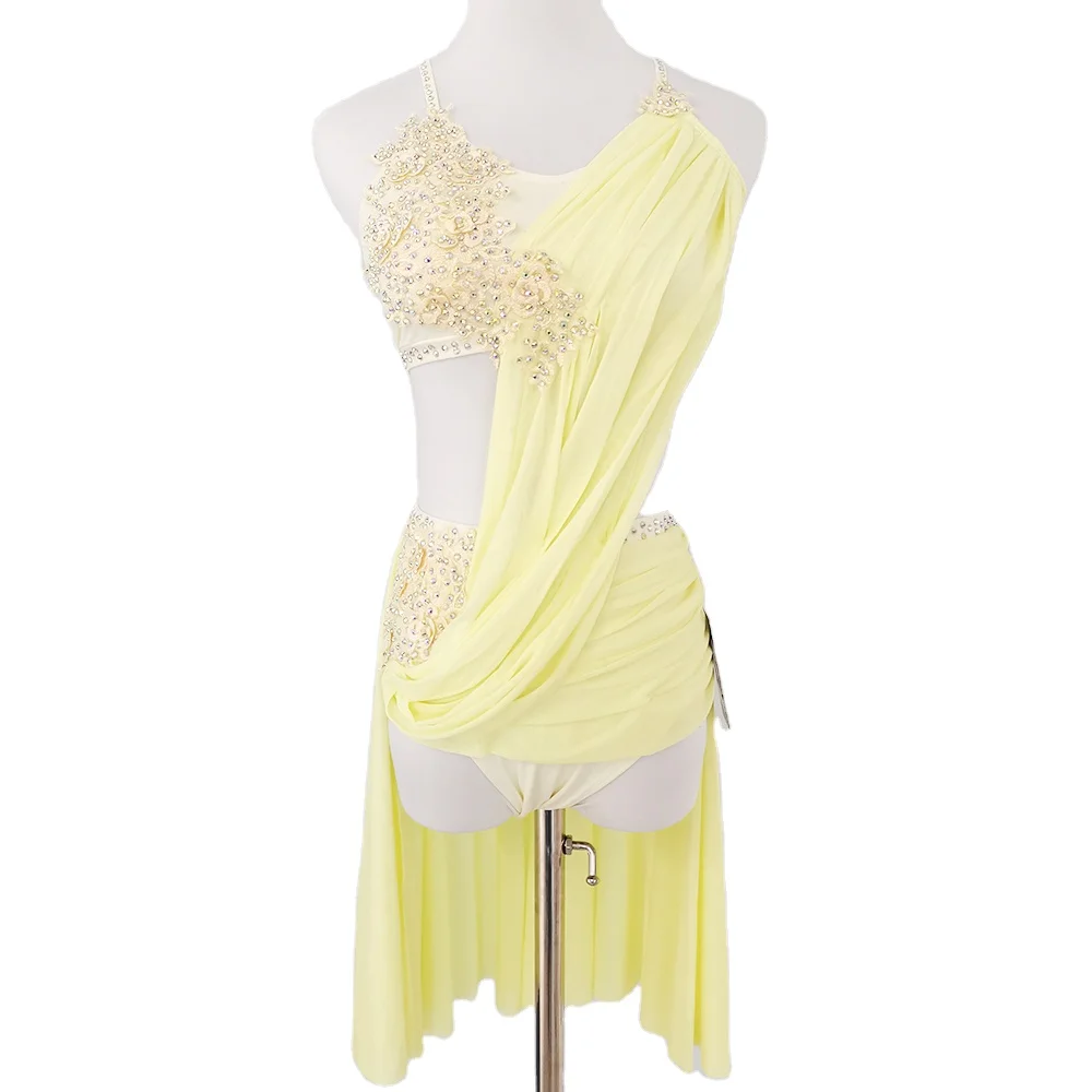Pastel Yellow Dance Costumes - Lyrical & Contemporary