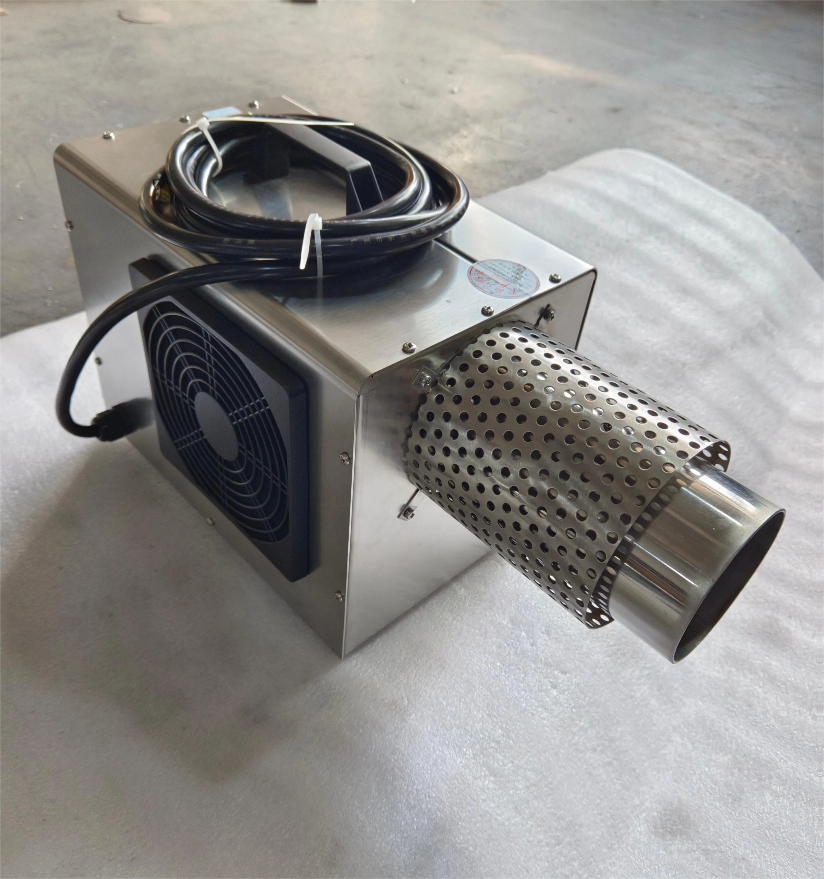 400 Degrees 10hp High Temperature Electric Industrial Hot Air Heater Blower  Warm Hot Air Blower Hot Air Generator for Drying