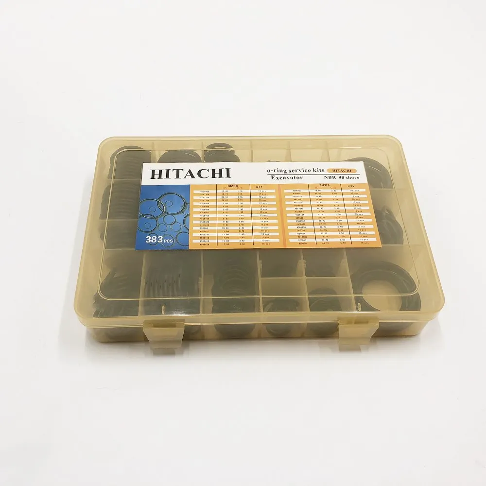High Quality Factory Price Excavator O Ring Kit Box Nbr90 For Komatsu Hyundai Caterpillar Volvo Buy Excavator O Ring Kit Excavator O Ring Box O Rings Kit Product On Alibaba Com