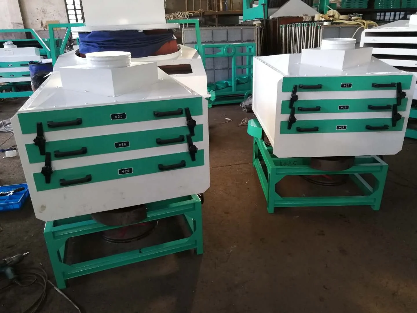 MJP Rotary Rice Grader Grading Mill Cleaning Machine