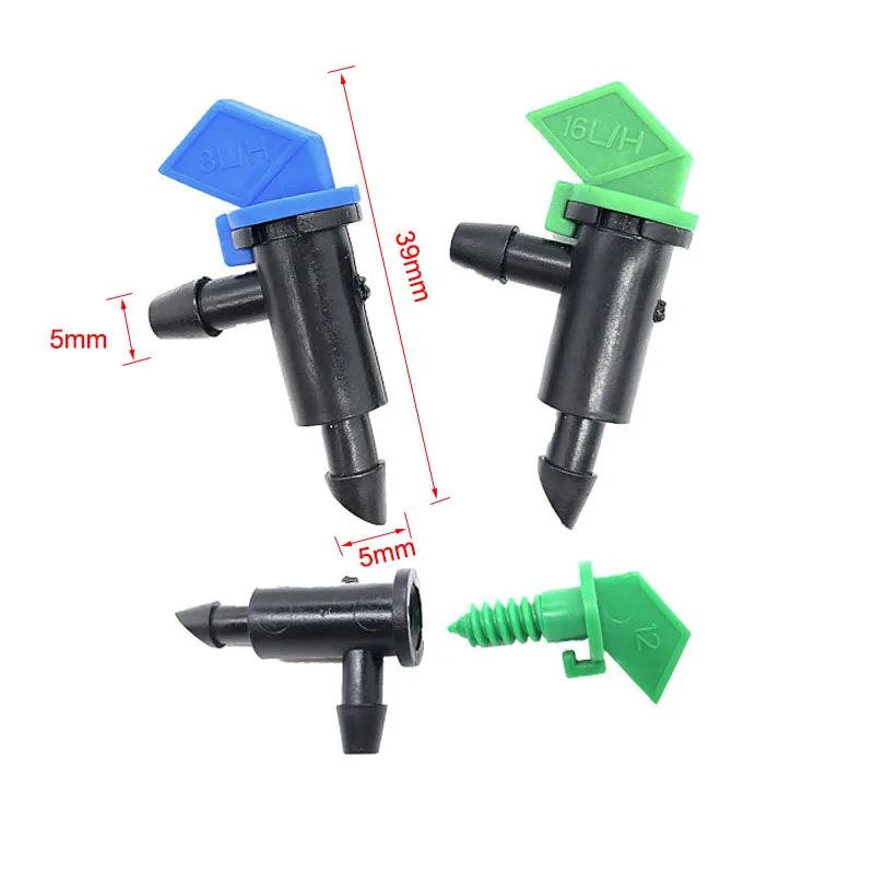 2l 4l 8l 16l Flag Emitter Drip Emitters Irrigation Sprinkler Garden