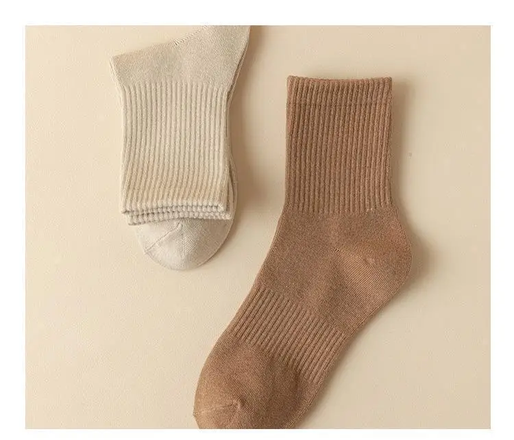 Wholesale 2022 Men Crew Men Socks Dark Brown Custom Brown Socks For Men ...