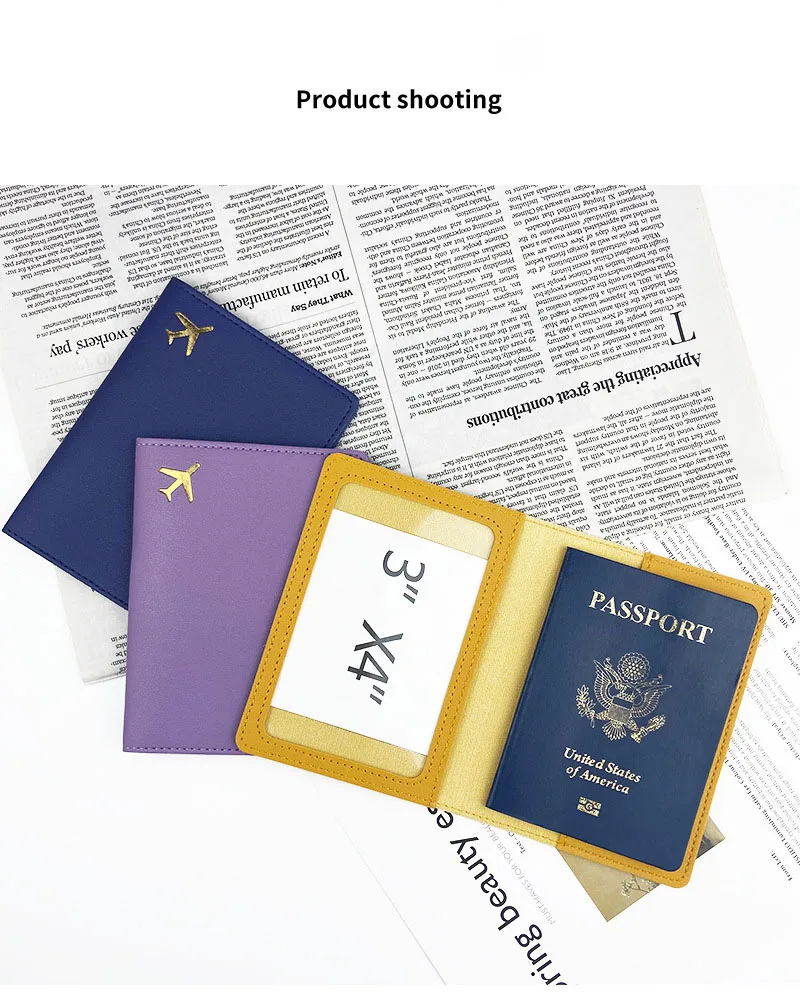 2023 Eco Passport Holder Card Slots,Passport Wallet,Travel Essentials