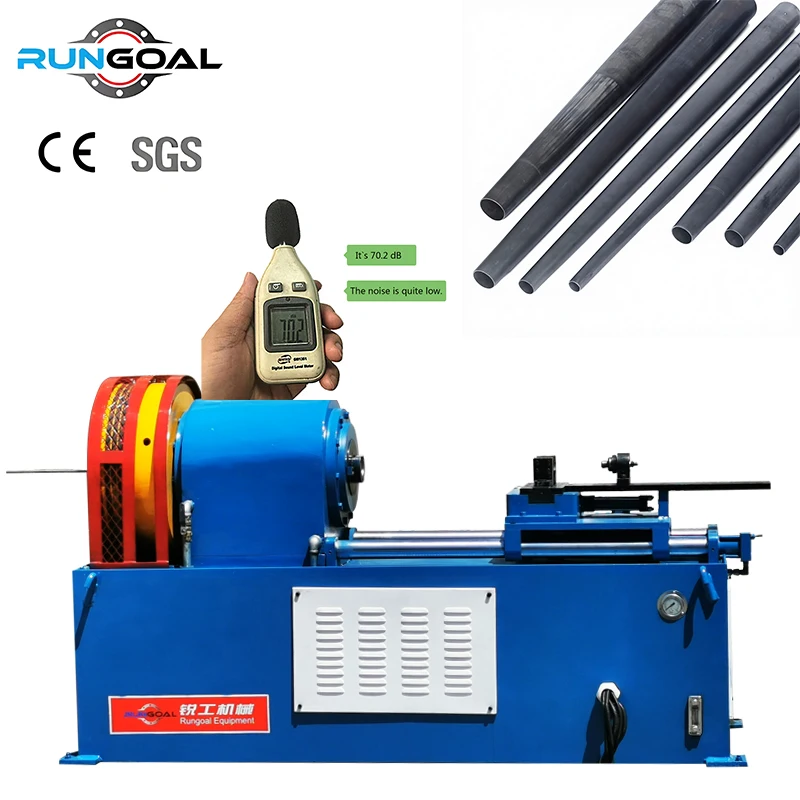 Rungoal Steel Taper Pipe End Forming Machine Manufacturer Pipe Diameter Reducing Machine