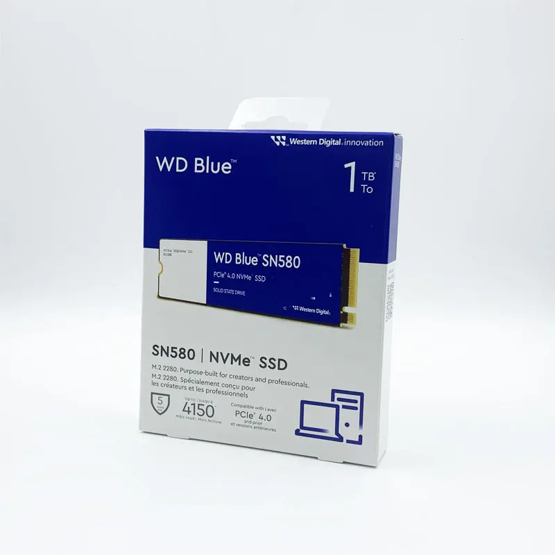 Western Digital WD Blue SN580 NVMe SSD 2TB 1TB 500GB PCIe 4.0 * 4 M.2 ...