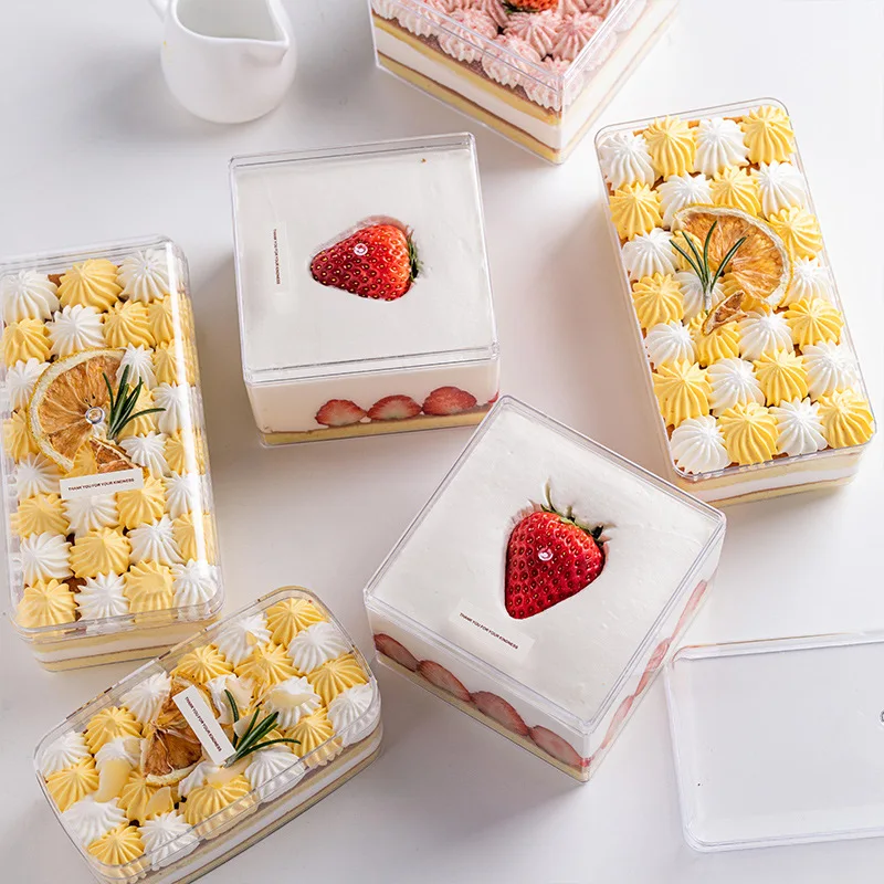 Buy Wholesale China Plastic Disposable Food Container, Clear Plastic Ps  Food Packaging Box For Dessert Bakery Packaging & Plastic Food Container at  USD 0.04