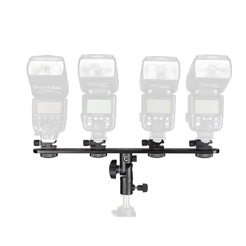 Kaliou Factory Wholesale 4 Hot Cold Shoe Mount Flash Bracket Umbrella Holder to Light Stand Tripod for Dslr Camera Flash detail image