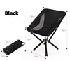 Swivel Moon Chair-black