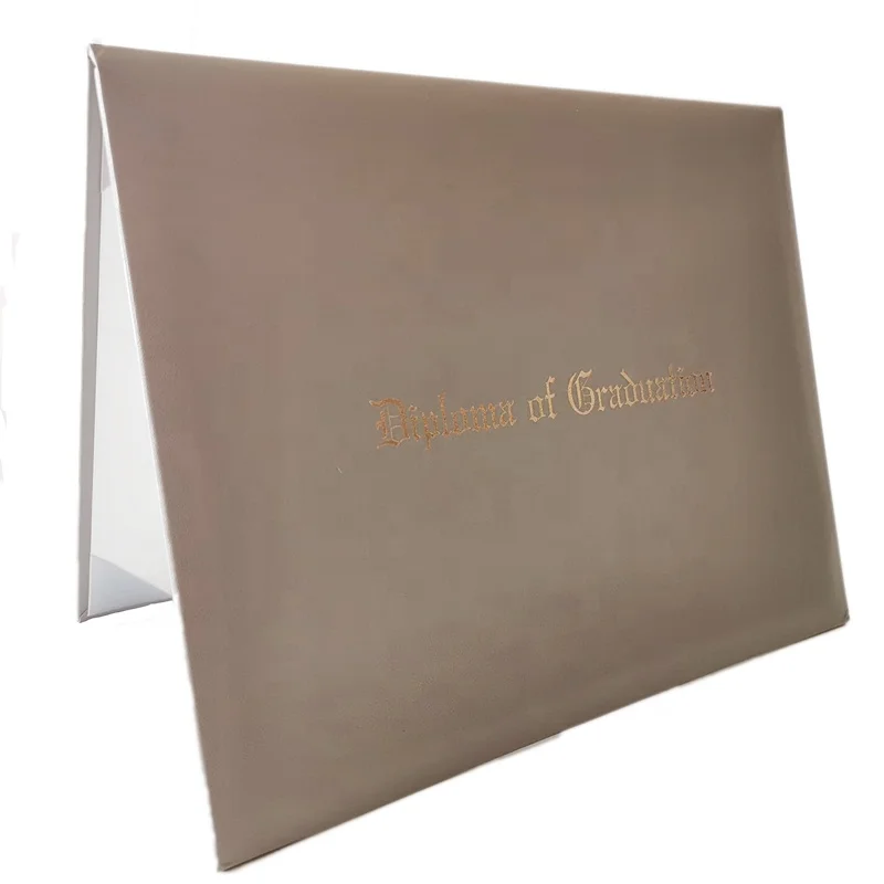 Wholesale Graduation Certificate leather paper holder diploma cover