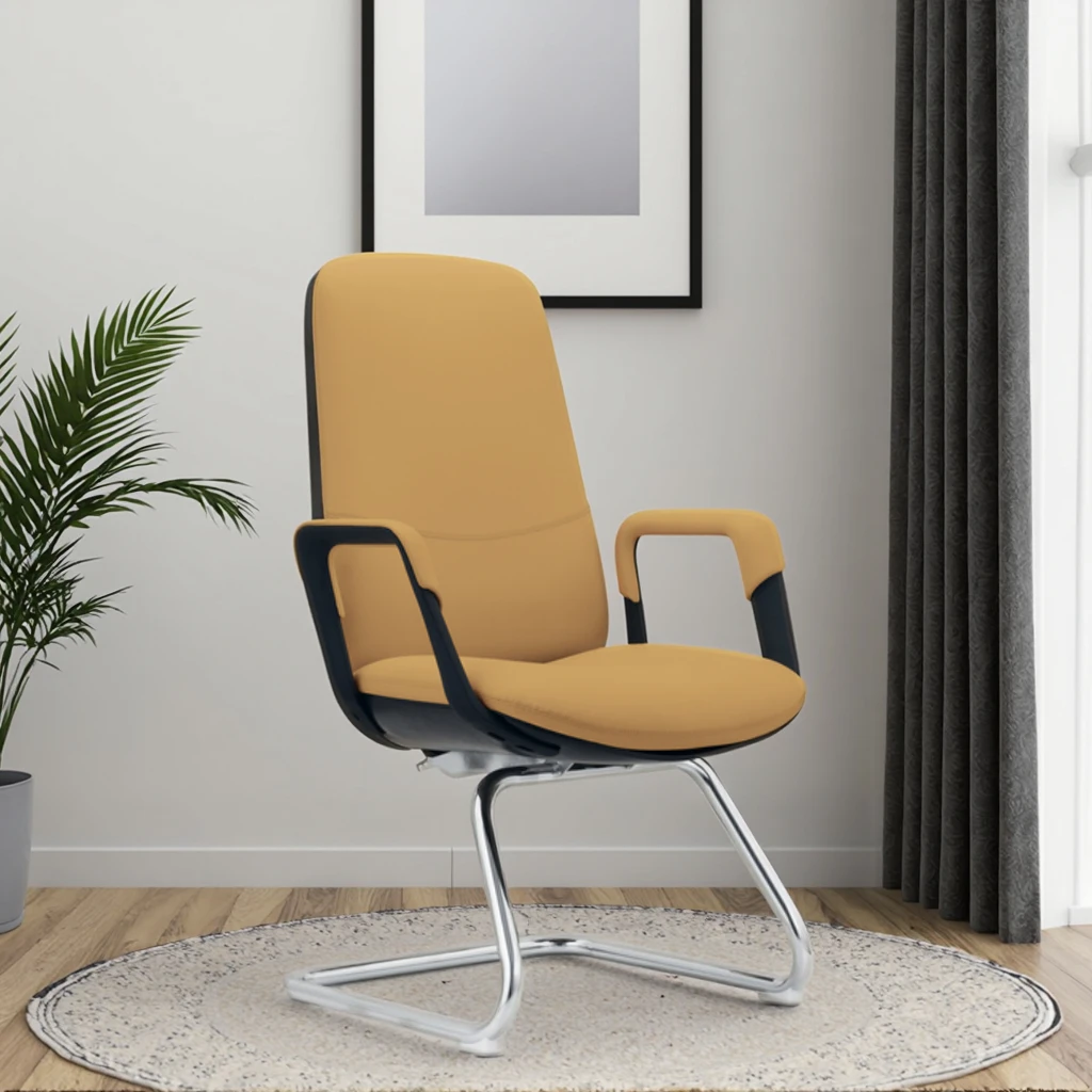Basic Ergonomic Leather Executive Office Chair with Modern Design and Adjustable Height 3
