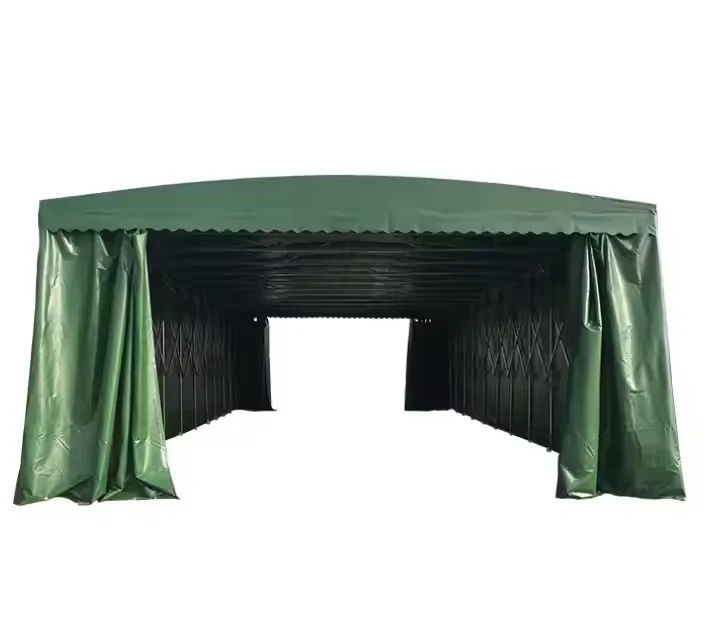 Customizable Galvanized Steel Frame Car Tent PVC Canopy with Waterproof Roof Canvas Outdoor Use Wholesale Folding Garage Shelter