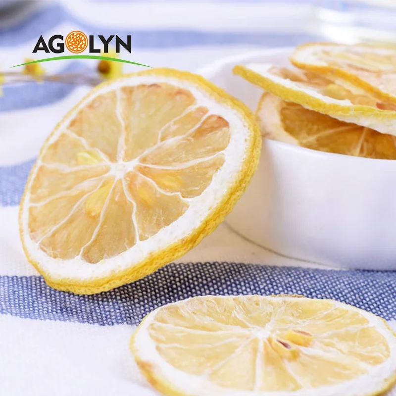 Factory Directly Supply Individually Wrapped Dry Lemon Sour Taste FD Drying Process Water Preservation Bulk Packaging