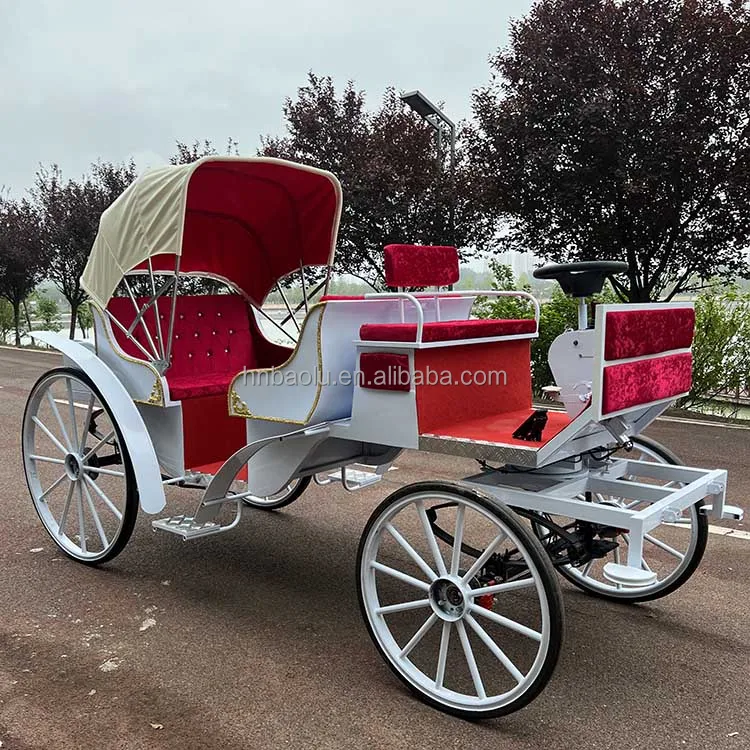 Newest Wedding And Sightseeing Horse Drawn Carriage And Electric Horse ...