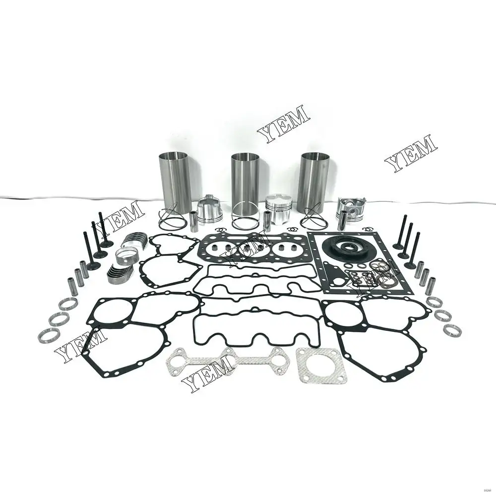 Overhaul Repair Kit With Valves Engine Bearings Cylinder Liner Piston Rings Full Gasket Kit For Perkins 403D-11 Excavator Parts
