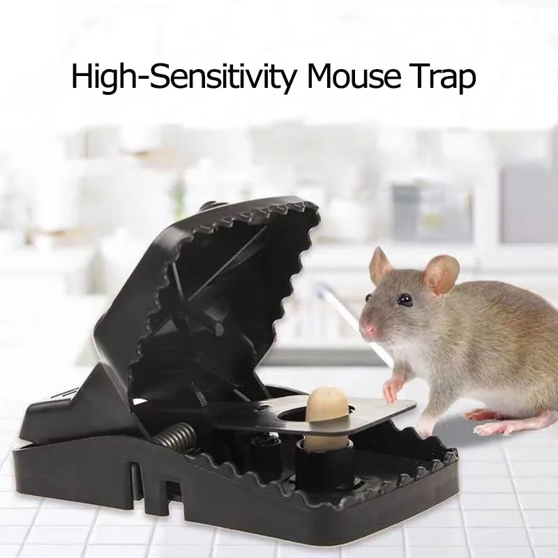 High-Sensitivity Plastic Mouse Trap Self-locking Mousetrap Household Mouse Catcher Rat Killer Easy Use Rodent Traps