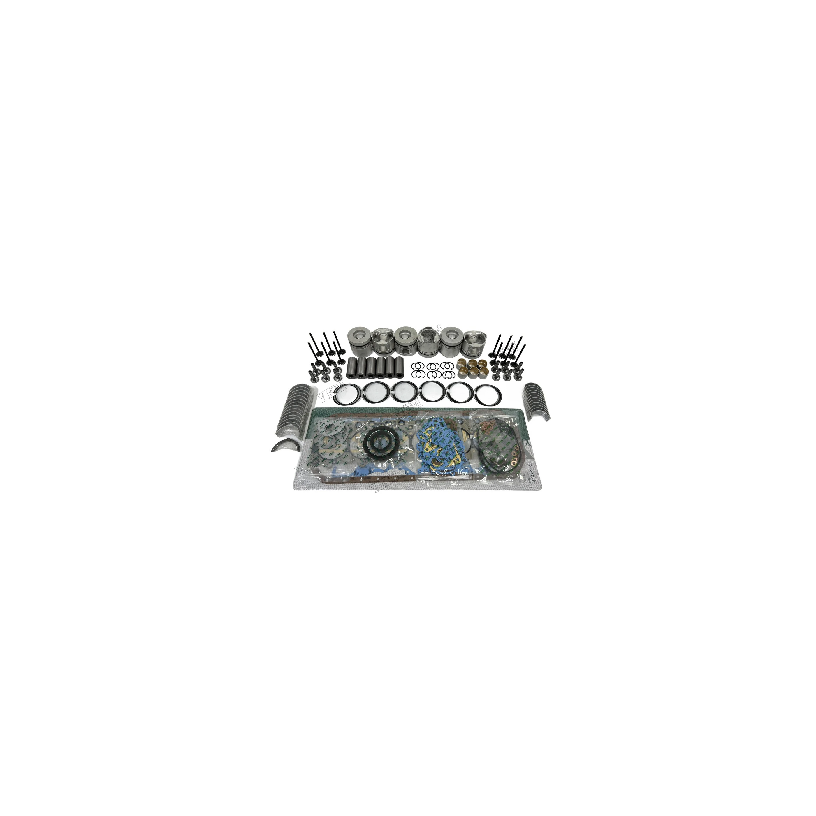 Repair Kit With Head Gasket Set Piston Rings Bearing Valves Compatible for Isuzu 6BG1 Engine Parts China Manufacturer