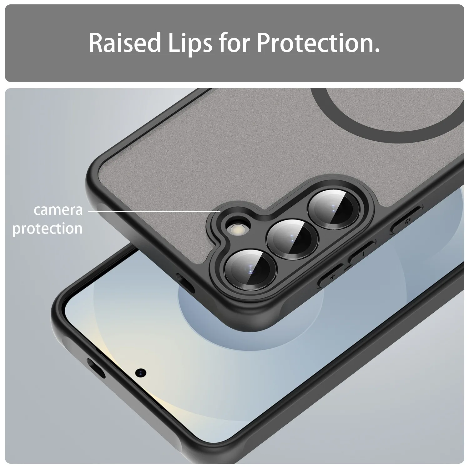 product laudtecx clear frost magnetic phone cases for samsung s26 ultra edge customized logo slim lightweight cover shockproof sjk1104-6