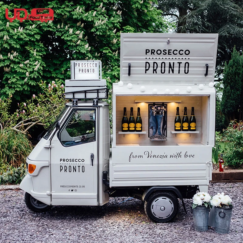 Beautiful Catering Beer Bar Vintage Snack Food Van Ice Cream Cart Mobile Bar Truck for Events