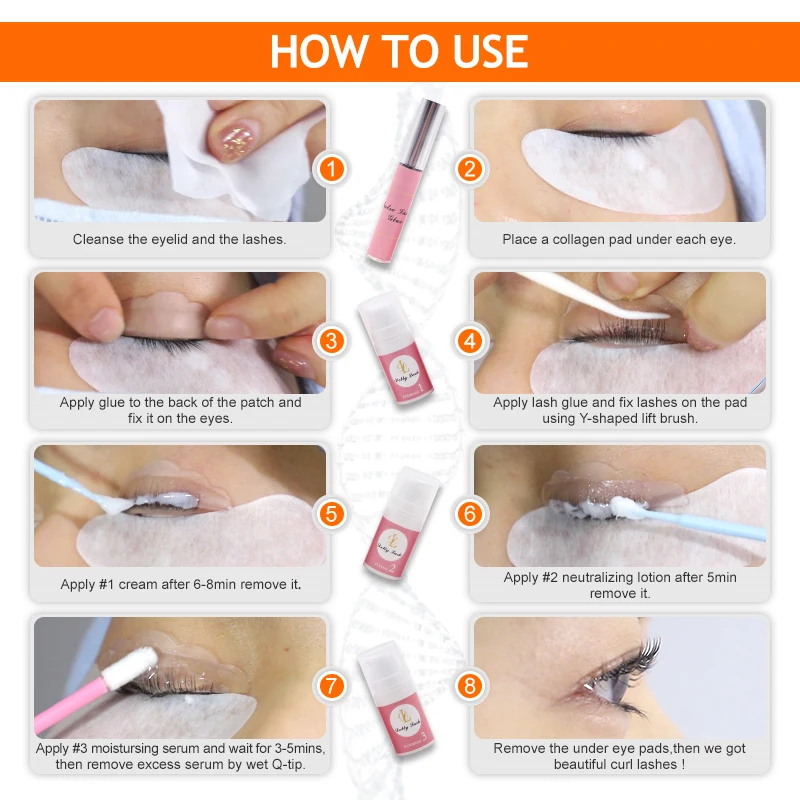 Лучший домашний набор для подтяжки ресниц, набор для завивки ресниц, набор для перманентной завивки ресниц, комплект для подтяжки ресниц для веганов