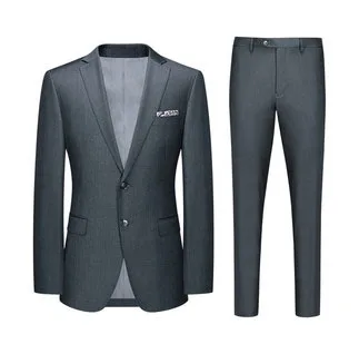 Costume Homme Grande Taille 2 Pièces - Blazer Et Pantalon Confortable Pour Mariage, Business, Cérémonie - Style Moderne Oversize 2025