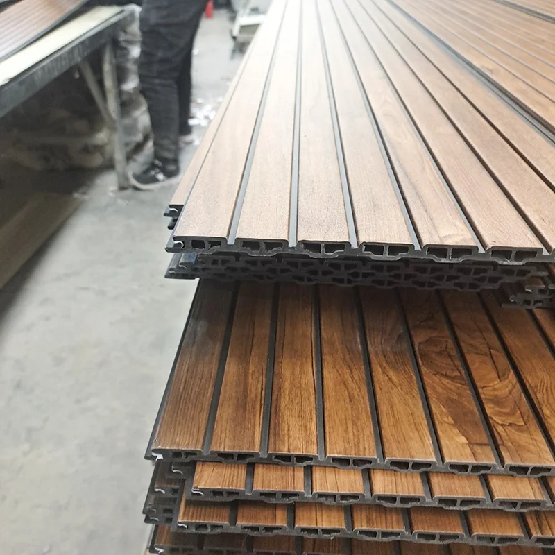 Factory Price Rich Designs Home Decor Materials Fire Retardant Interior Wpc Panel De Pared Wpc Panel Wall
