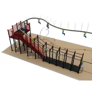 Amusement Park Equipment Adult Children Sky Rider Air Roller Coaster for Adventure Park Indoor Outdoor Trampoline Park