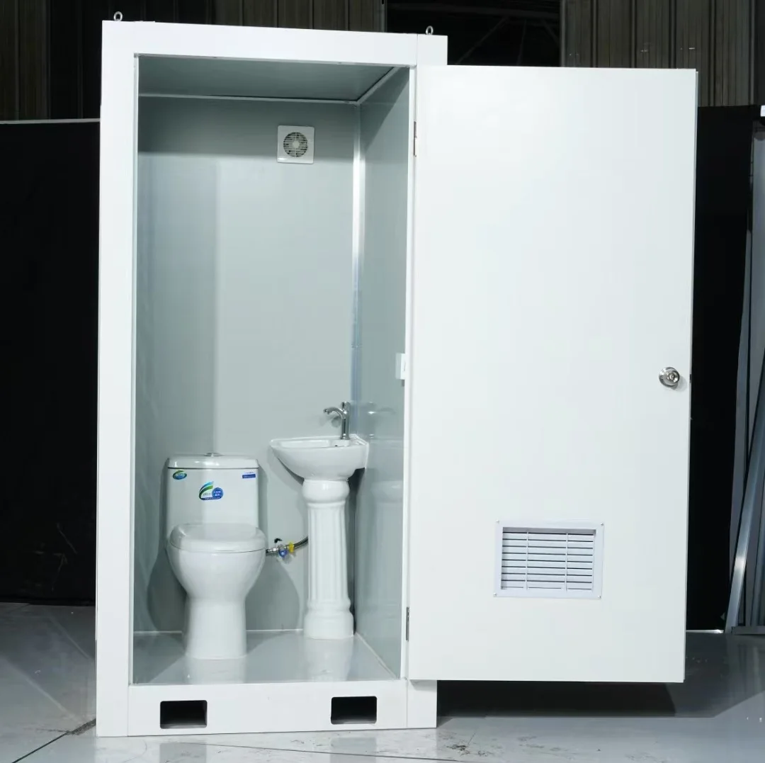 Modern Outdoor Revolution Toilet and Shower for Pools Bathrooms Parks-Portable Design for Exterior Use