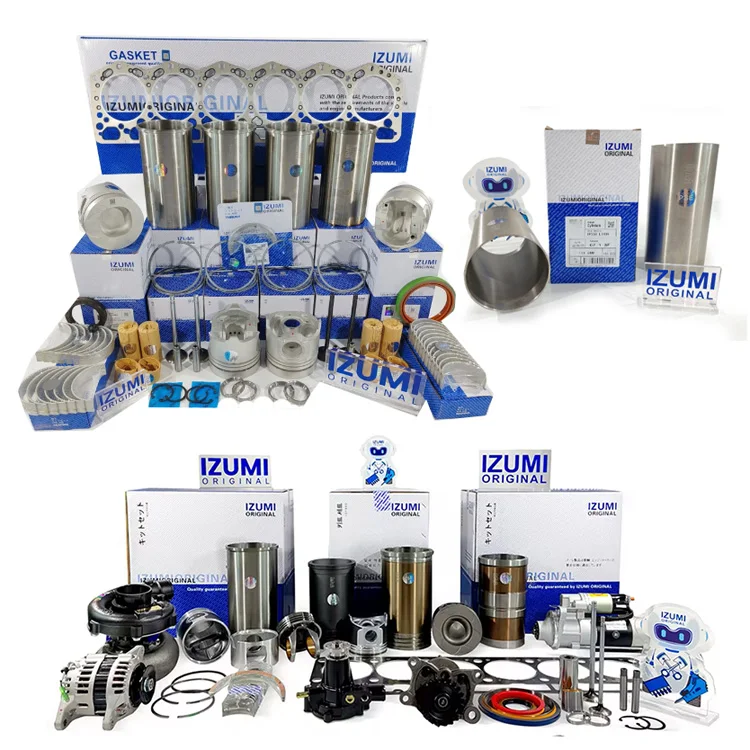 IZUMI ORIGINAL 6UZ1 Overhaul Rebuild Kit Diesel Engine Parts For ISUZU