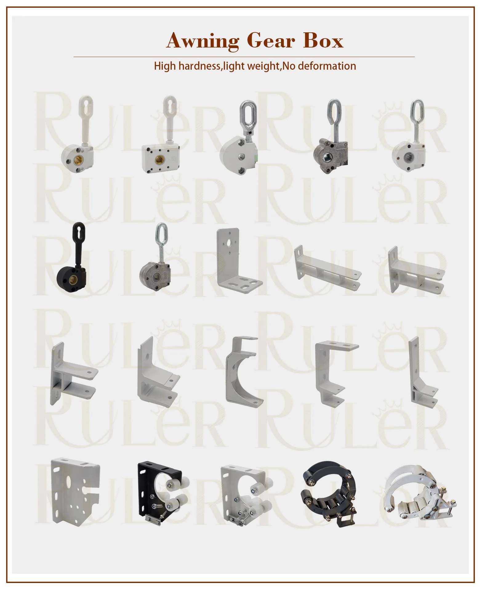 Foshan Factory Different Size Folding Awning Part Aluminum Retractable Cassette Awning Arm