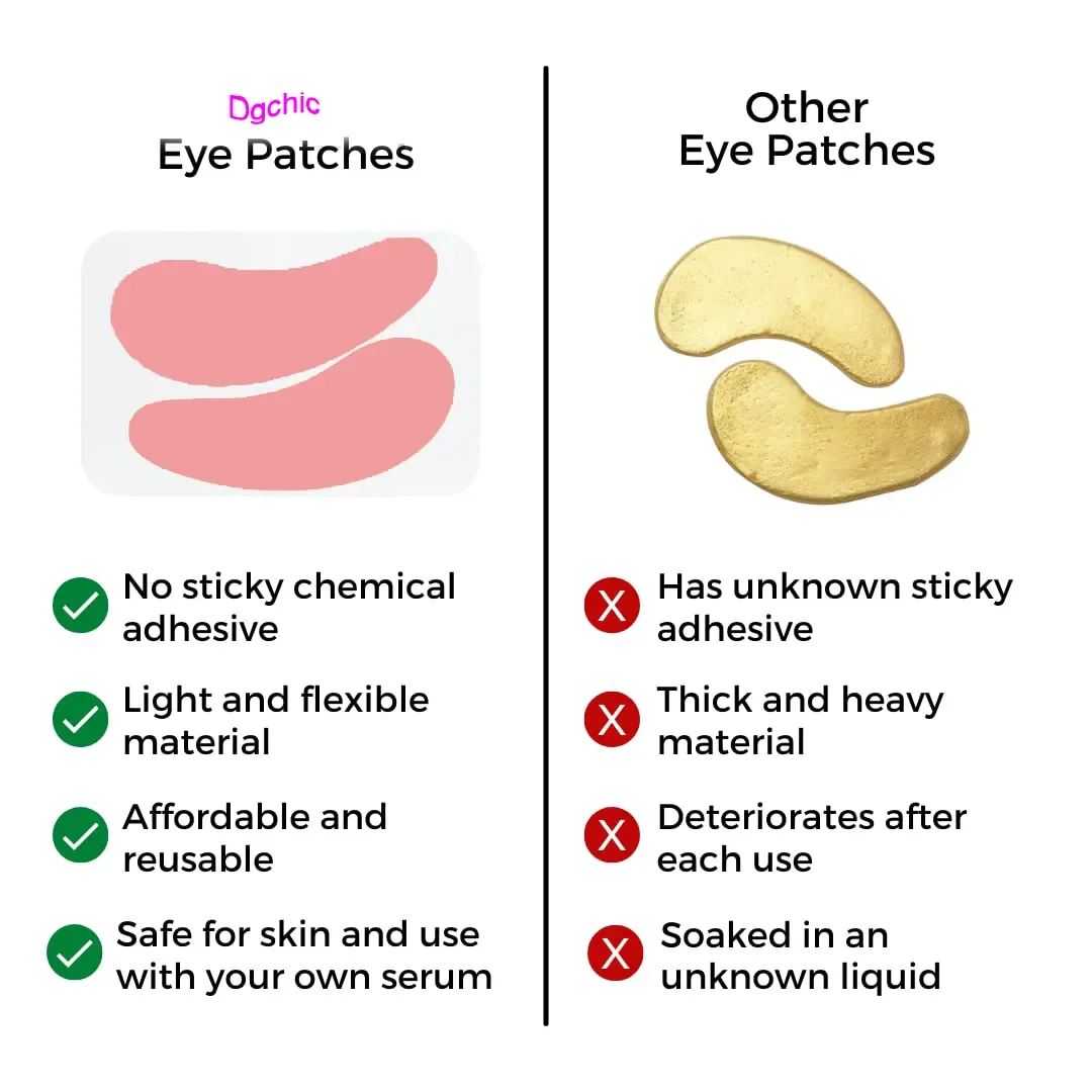 Skincare Reusable Under Eye Patches Ecofriendly Wrinkle Patches