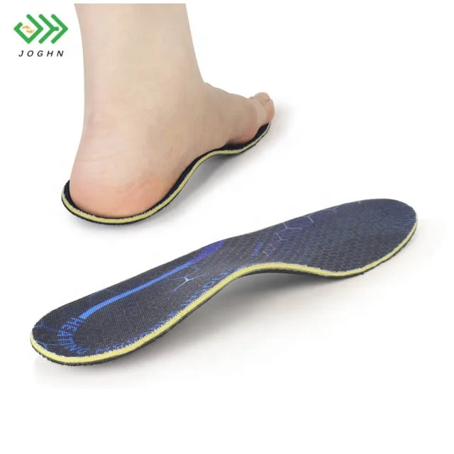 JOGHN Heated Oven Pvc Thermal Forming Individual Custom Fasciitis Arch Support Orthotic Insoles Pu Feet Model Orthotics Insole