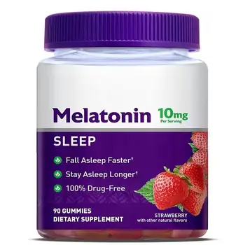 Private Label Sleep Deep Aid Melatonin Gummies Candy Vitamin B6 5HTP Sleep gummies