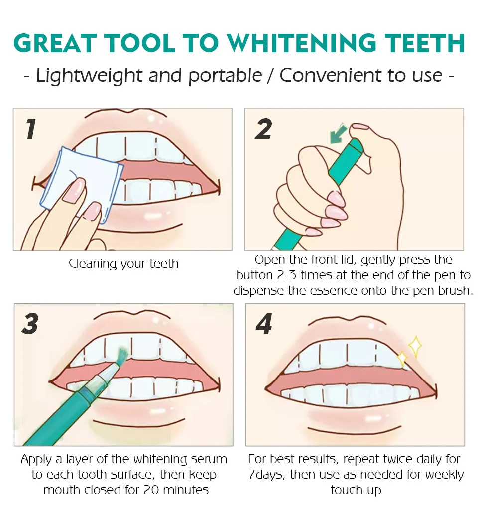 Wholesale VIBRANT GLAMOUR Tooth Whitening Gel Dental Teeth Whitening Tooth Bleaching Pen