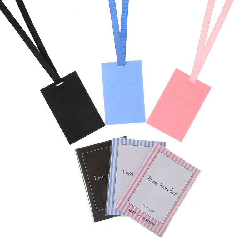 product hanging eva car aromatherapy pendant fragrance air freshener car perfume card scented card with gift set-17