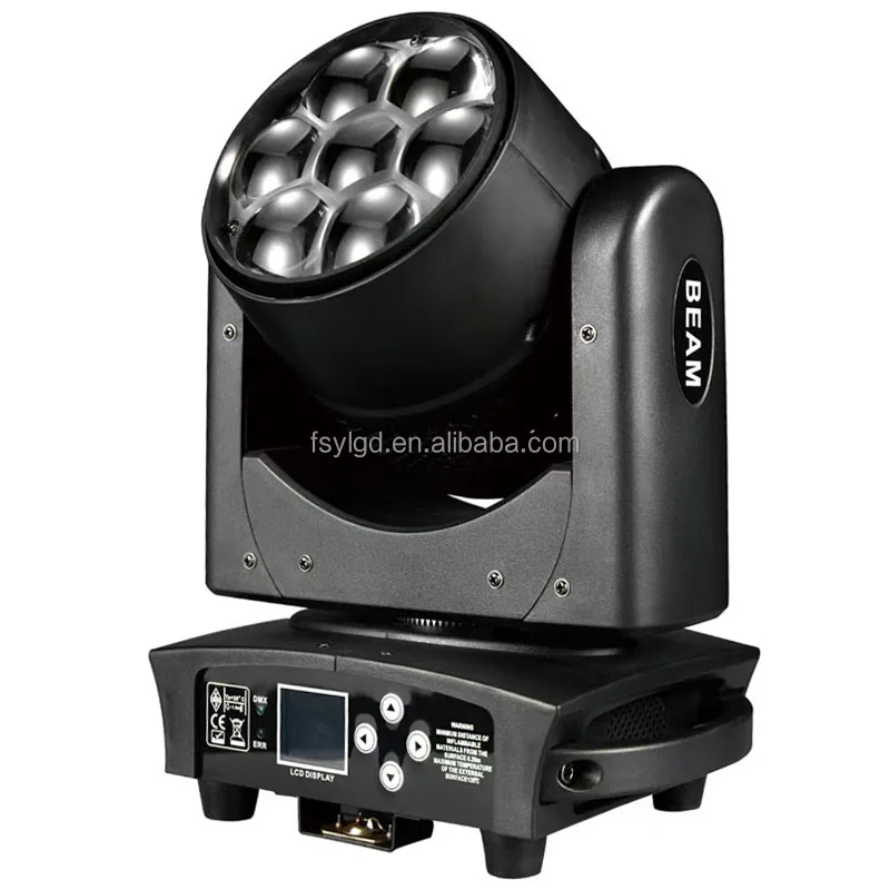 7x40W LEDビーアイLEDムービングヘッドライトrgbw4in1 LEDビーアイ