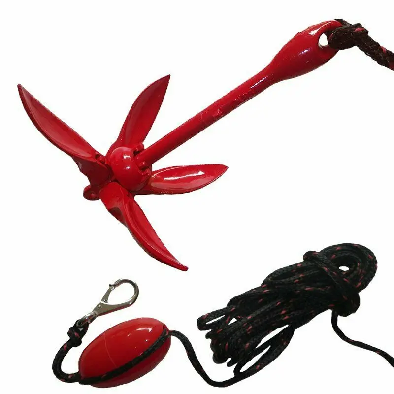 Kayak Folding Anchor Kit With Bag 0.4kg For Kayaks 0.25kg Anchor,Jet