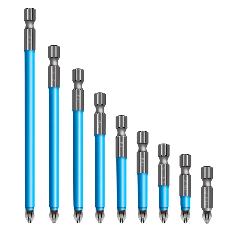 Impact PH2 Bit Tip Set Hand Tool High Hardness Magnetic Cross Phillips Drill Bits For